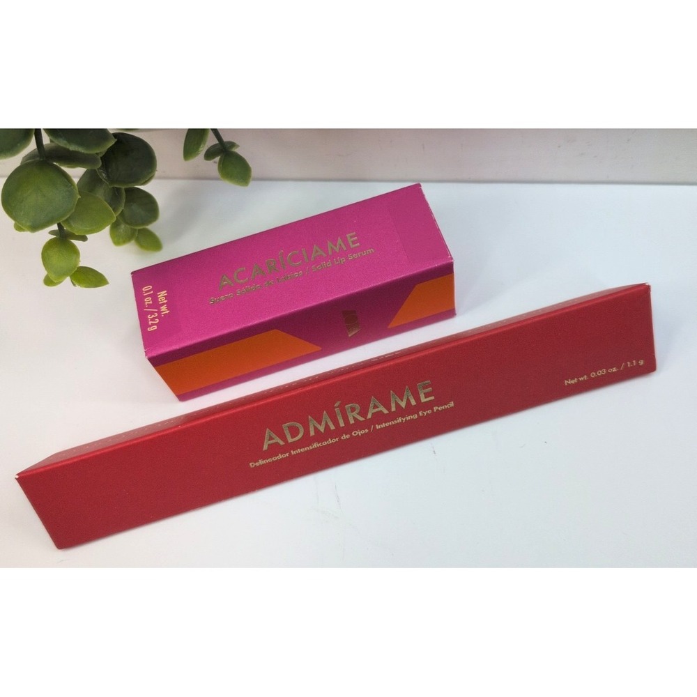 NIB LOT2🩷Aora Mexico Admirame Eye Pencil& Acariciame Solid Lip Serum Dorado .02